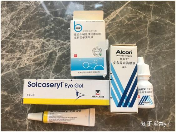 单纯抗感染:妥布霉素滴眼液 d. 促进角