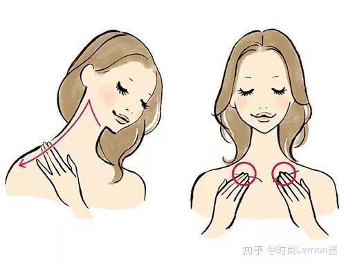 特别是当你左右转头时,可以多按一下另外一侧锁骨的骨窝.