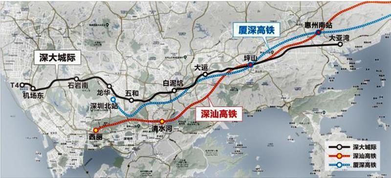 深铁投副总:深汕高铁是一条高速高频的铁路通道