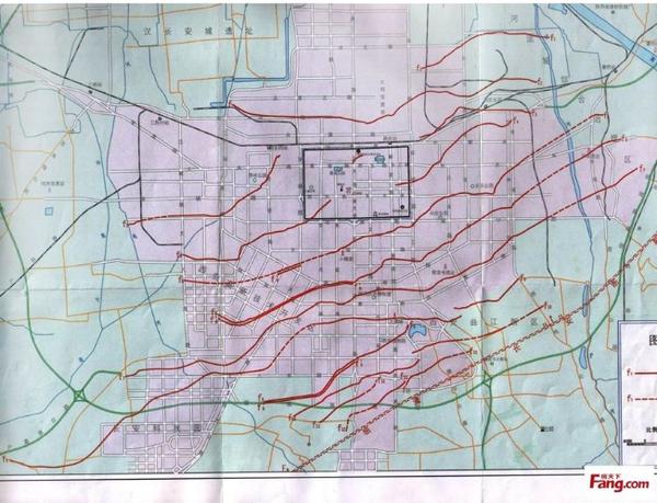 西安地裂缝与断裂关系