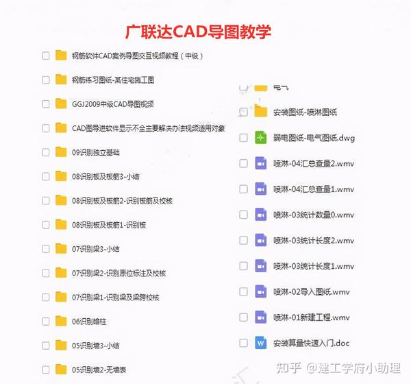 1.广联达cad导图教程