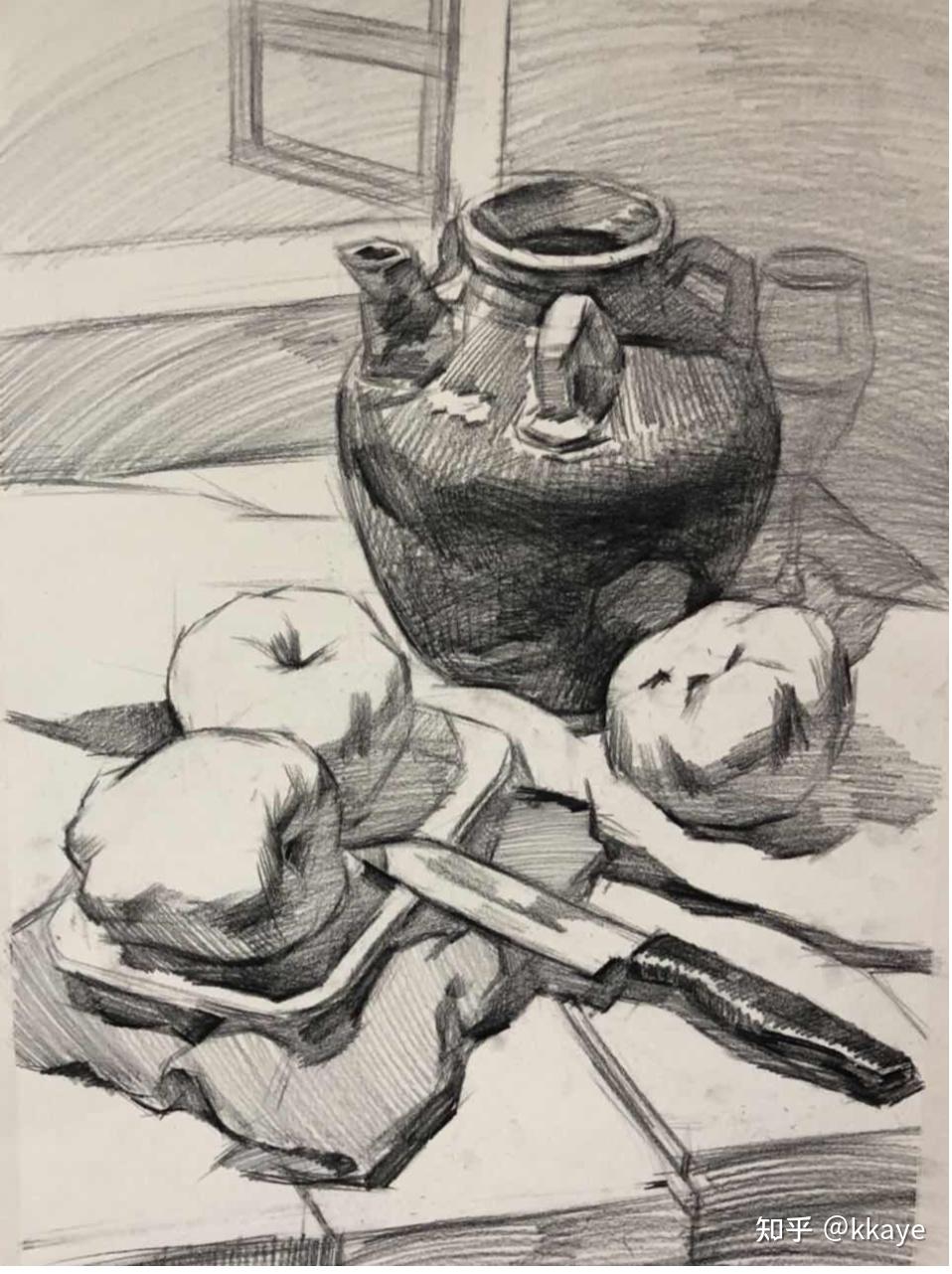 可以评价一下这幅素描吗