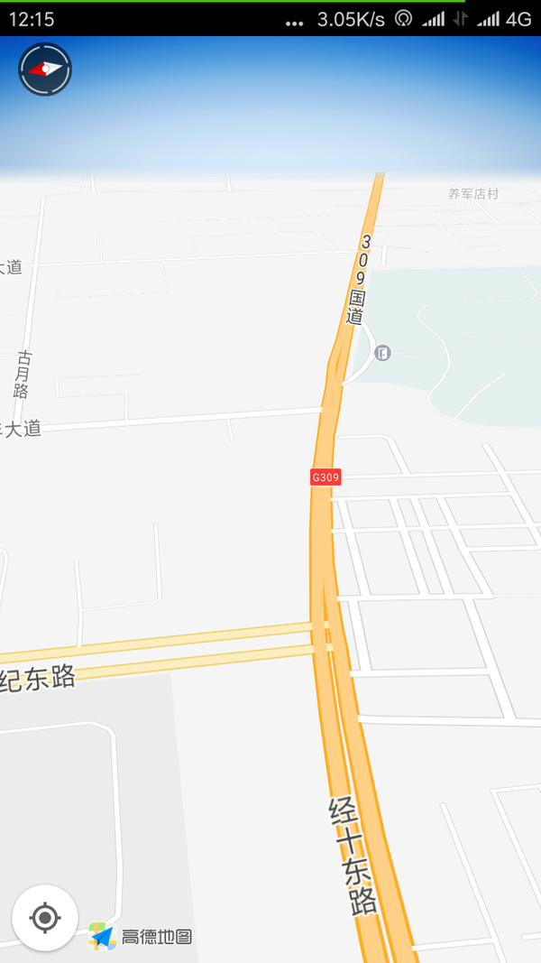 (再往东是309国道)到济南长清区陈庄路口