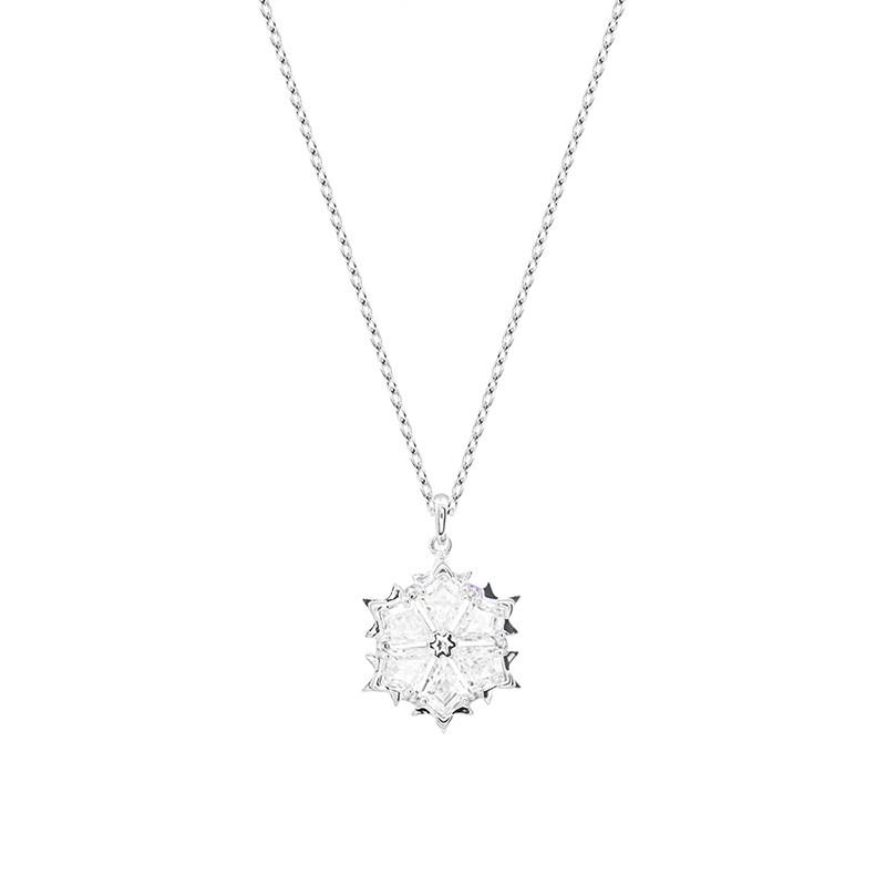 swarovski项链,swarovski项链价格查询 swarovski 施华洛世奇 magic 镀白金色唯美雪花浪漫百搭项链 520送