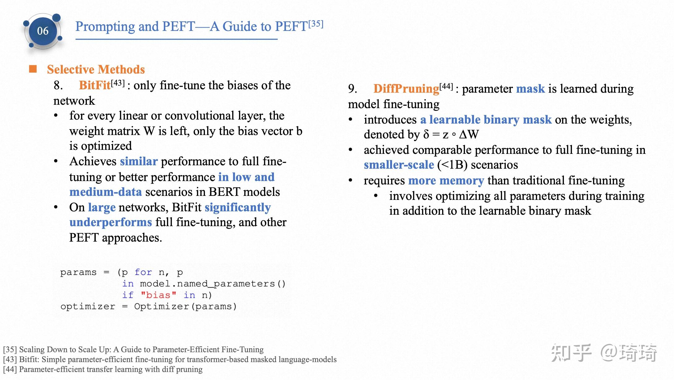 Parameter Efficient Fine Tuning Peft