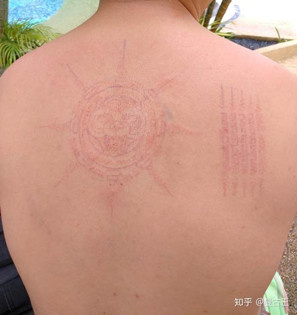 泰国刺符纹身之无色隐形纹身