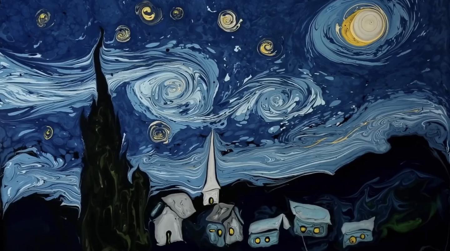 TheStarryNight,the empire of light 梵高:the starry night