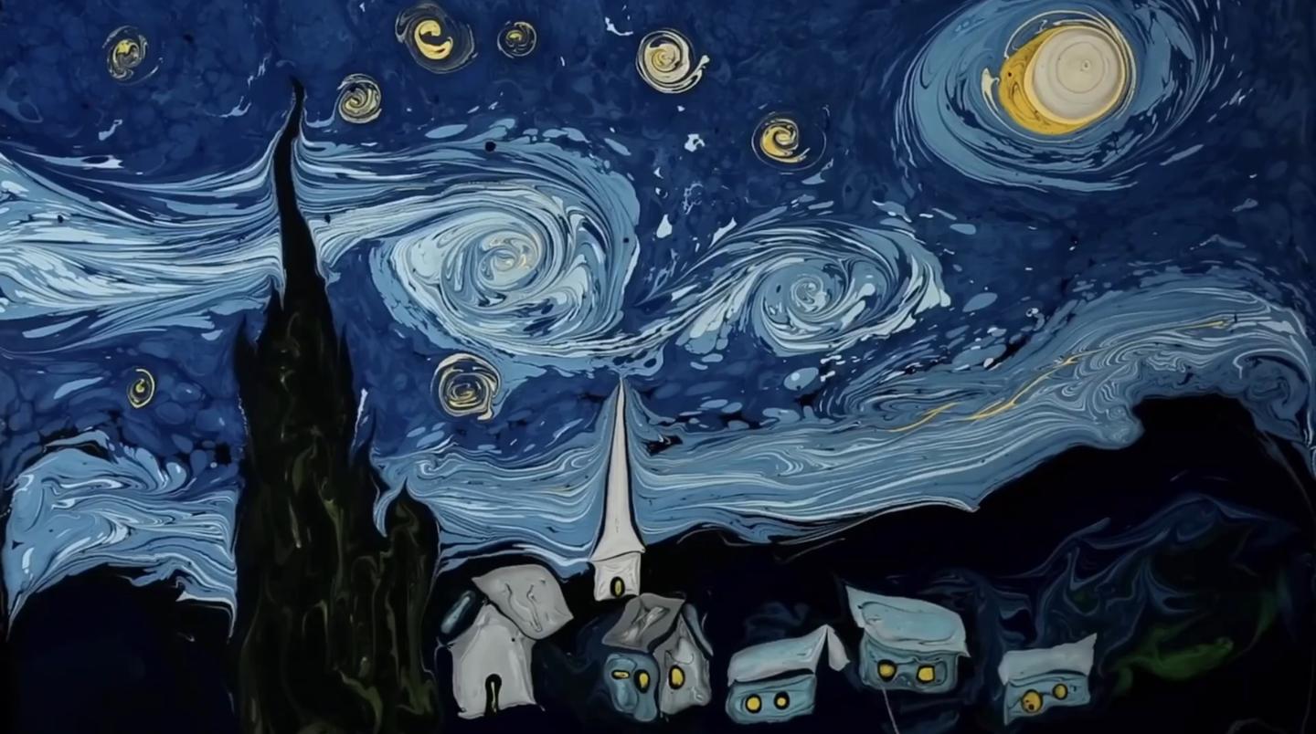 梵高:the starry night