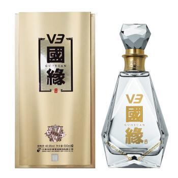 今世缘 白酒 国缘v3 幽雅醇厚型 40.9度 500ml