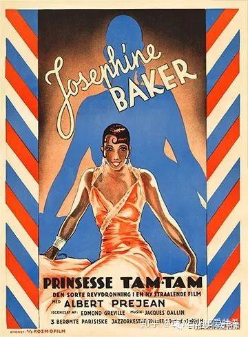 海报是1935年joséphine baker用她的舞蹈,诠释了tam tam的信念 身体