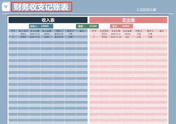 收款汇总表—会计月报表