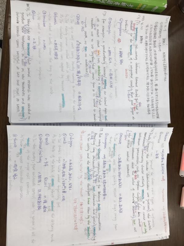 【多图】考研英语长难句学习笔记与笔记的回顾注意点
