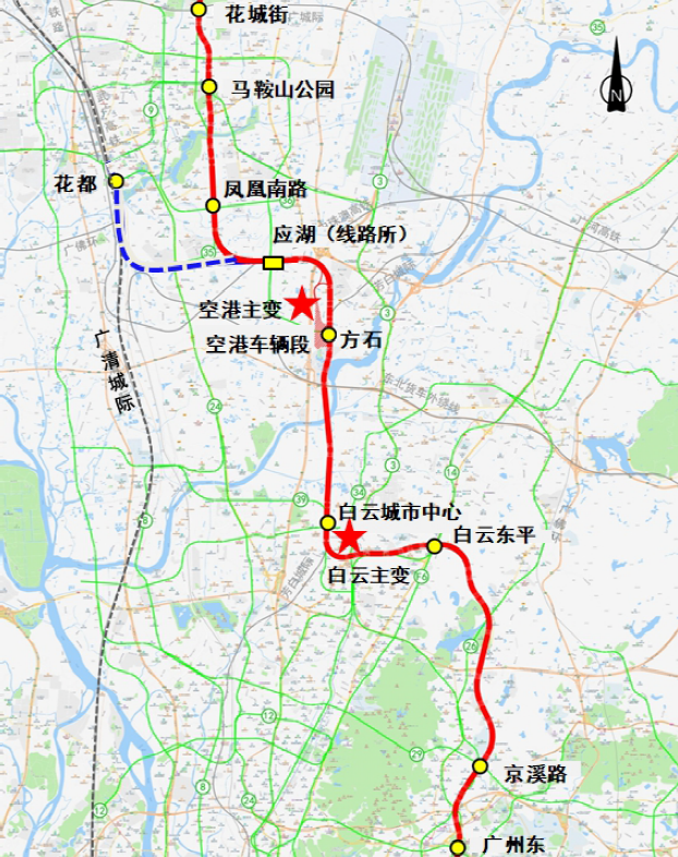 5年内花都新增7地铁含广州1824号线半小时往返中心区