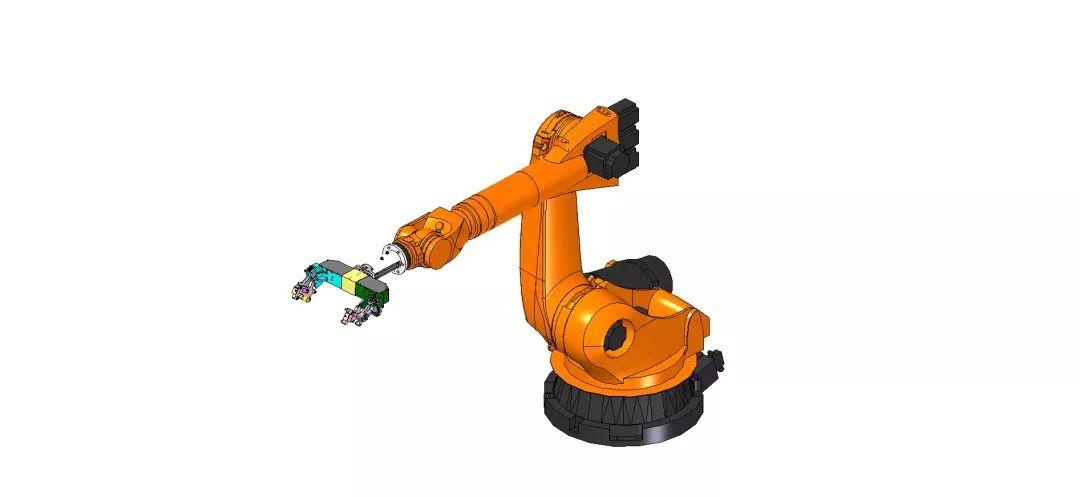 机器人21爪机器人机械臂3d模型图纸stp格式
