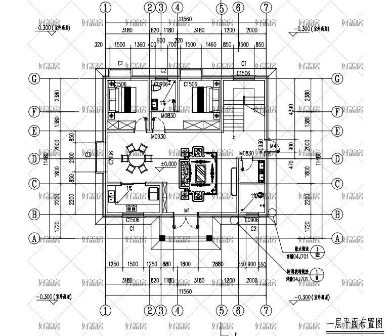 今天小编给大家带来这款农村自建三层现代风别墅外观图和平面图供大家