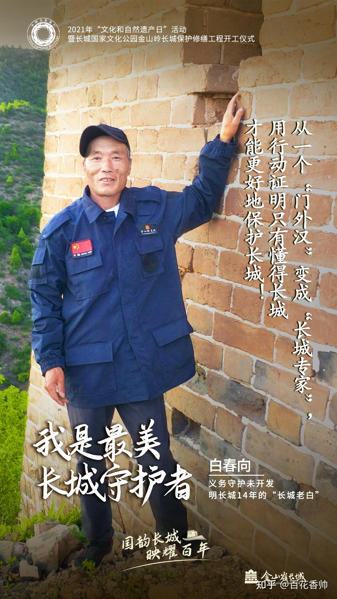 活动还对曹云云,汪亚慧,林长友,白春向,黎凤莲等金山岭长城保护员进行