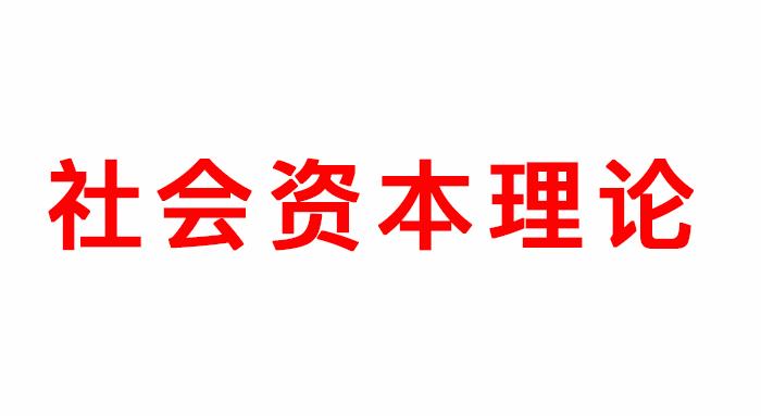 理论分享:社会资本理论( social capital theory)