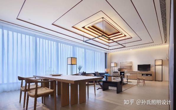 1,家居室内有些区域不适合采用混合照明或是局部照明时,那么最好是