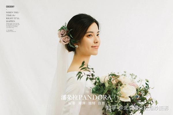 圆脸蛋新娘在拍摄婚纱照时该怎么做造型