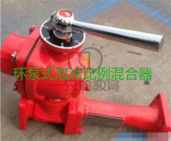 一,泡沫比例混合装置 1,环泵式泡沫比例混合器 安装在系统水泵出口与