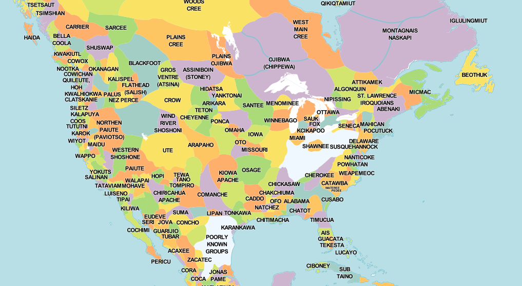 美国本土的原住民印第安人部落都有哪些
