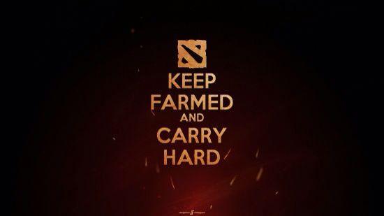 keep farmed and carry hard,今后不玩游戏也是一个好句子.