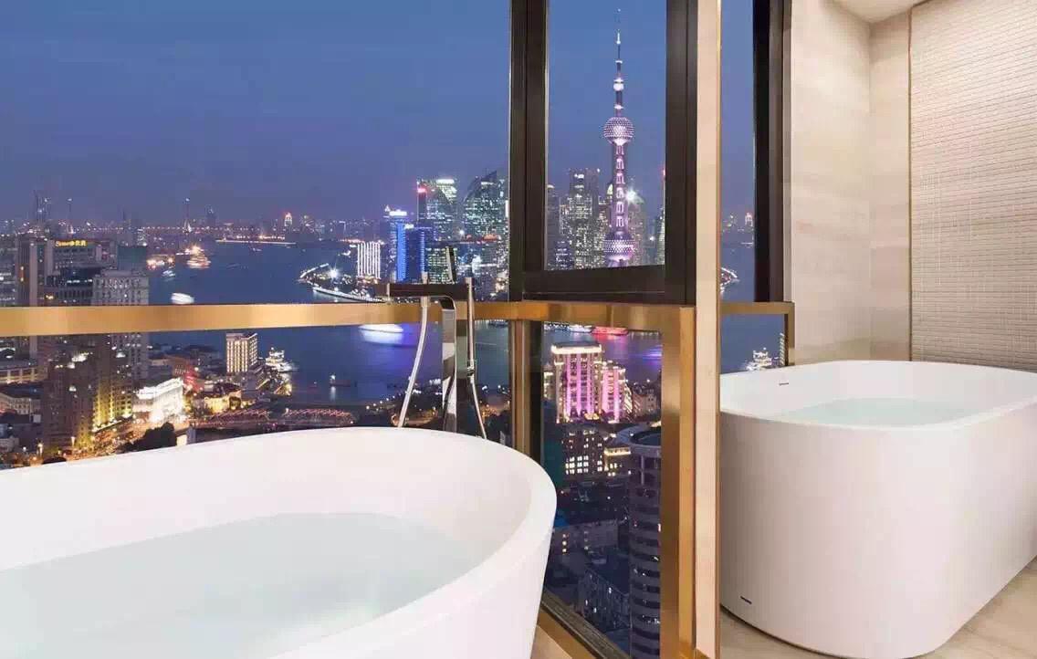 上海环球金融中心上夜景、首尔塔上夜景,香港
