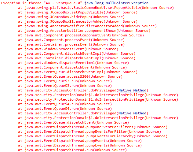 java swing JComboBox错误? - Java - 知乎
