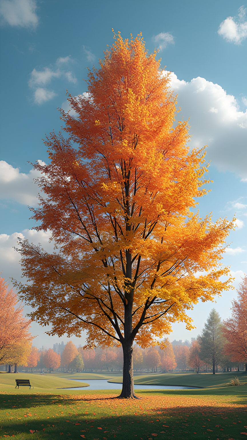 谭道德 的想法: 这红树叶风景,简直治愈系爆棚!