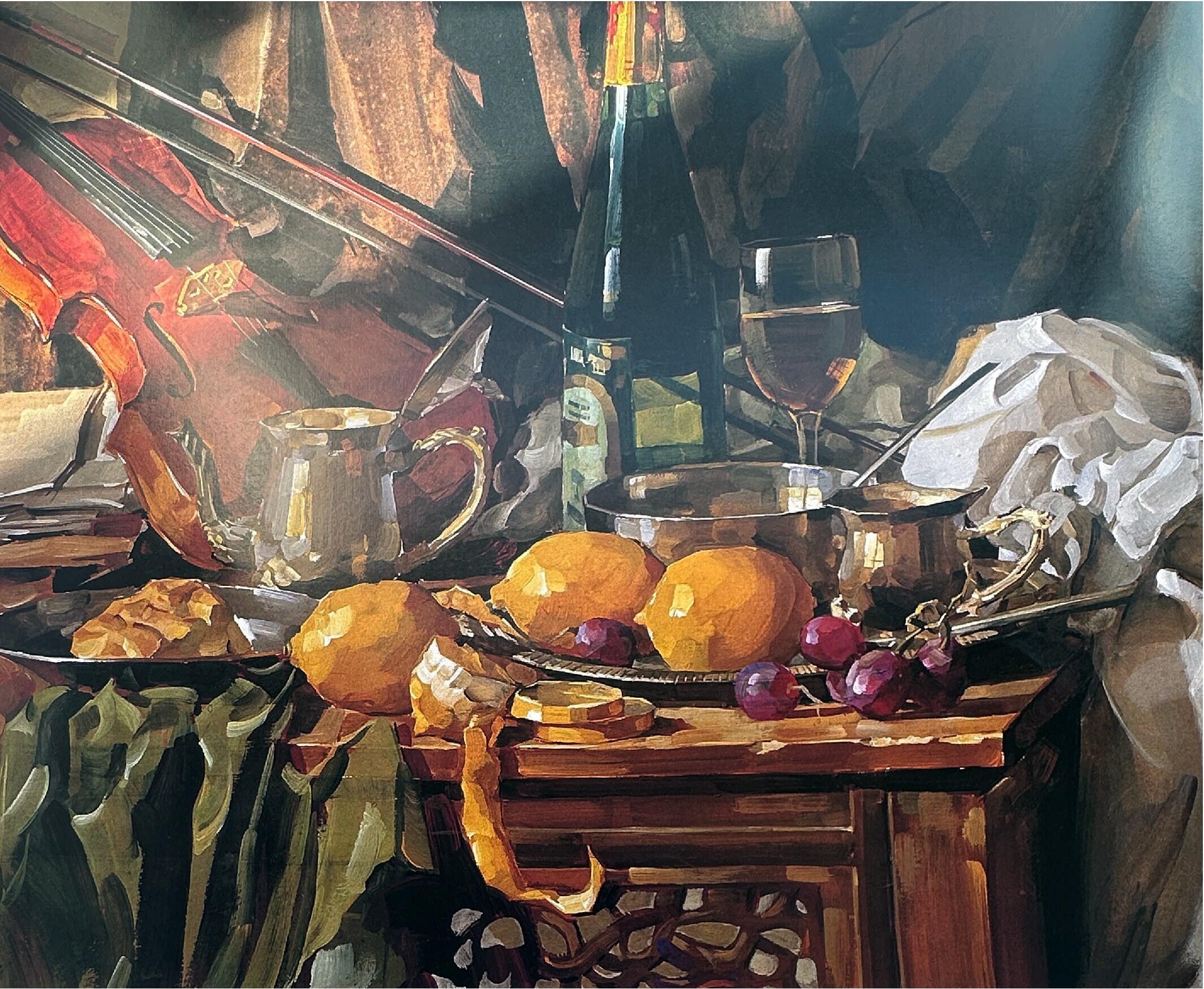 衍一高考考研 的想法: 郭振山水粉静物作品分享