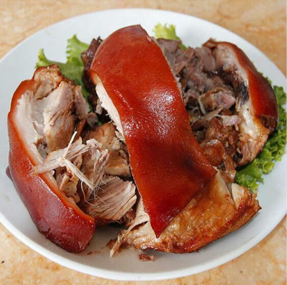 弦觞 的想法: 陕西美食——大荔带把肘子 | 陕西大荔的带把肘子,是极