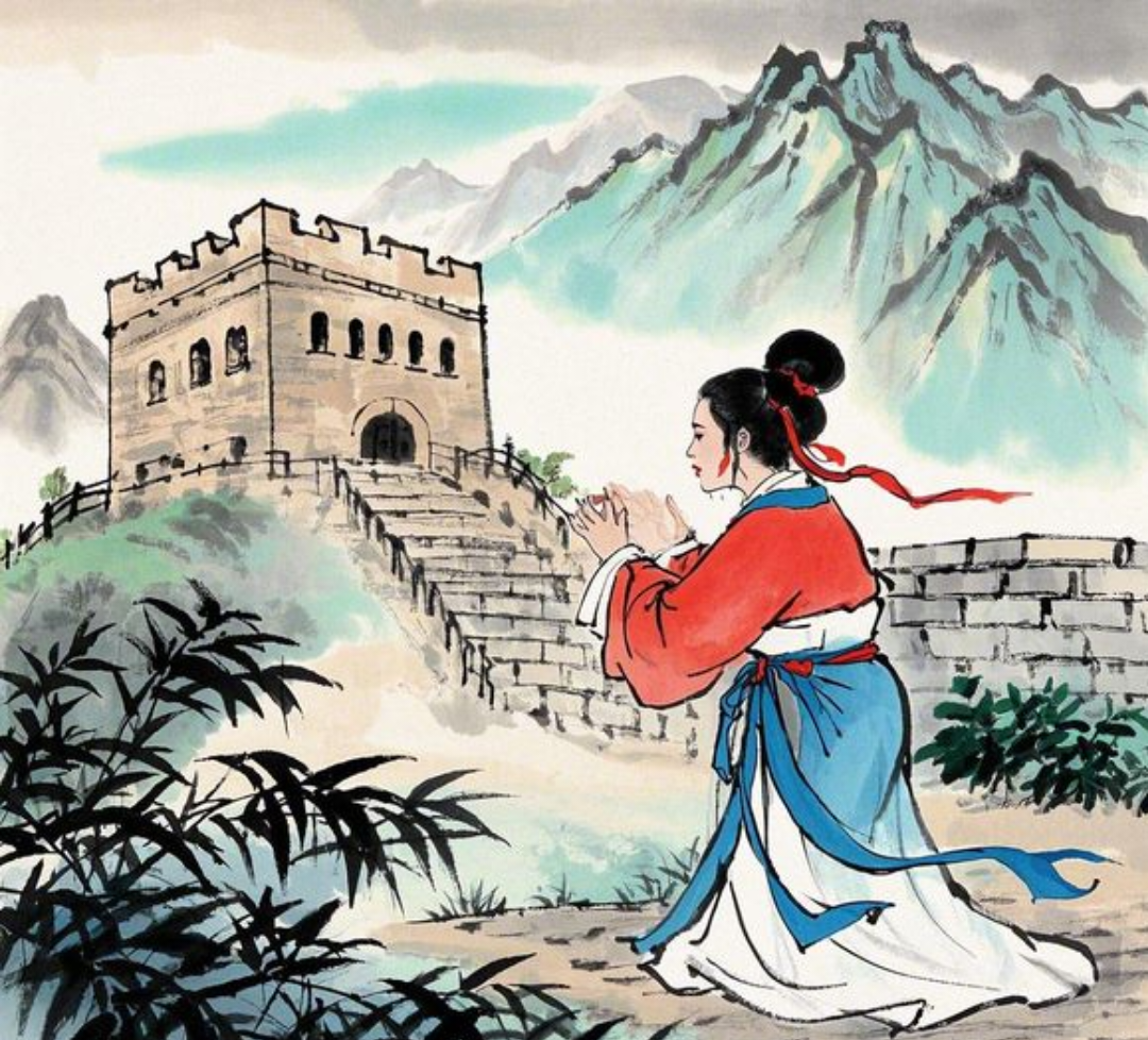 孟姜女哭长城的传说在民间广为流传,其