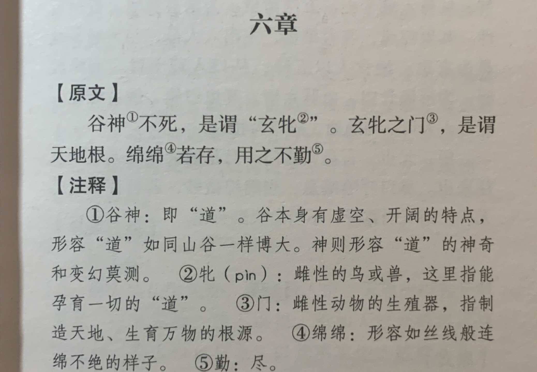 玄牝之门,是谓天地根.绵绵若存,用之不勤.#书中金句