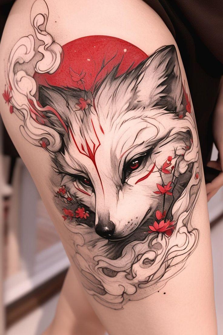 乌鲁木齐雕冰纹身 的想法: #狐狸纹身 #纹身图案图片大全 #女生纹身
