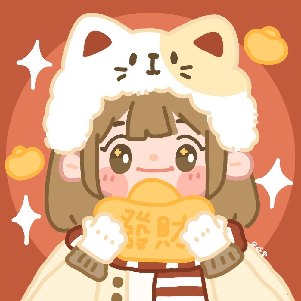 月半落 的想法: 新年可爱女生头像 | 给大家找了一些适合过新年换上的