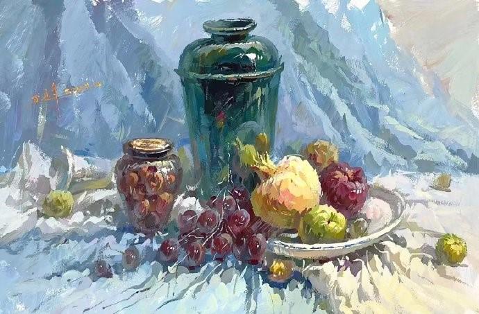 九方画室 的想法: 色彩静物作品欣赏 | 王峰老师色彩静物作品欣赏