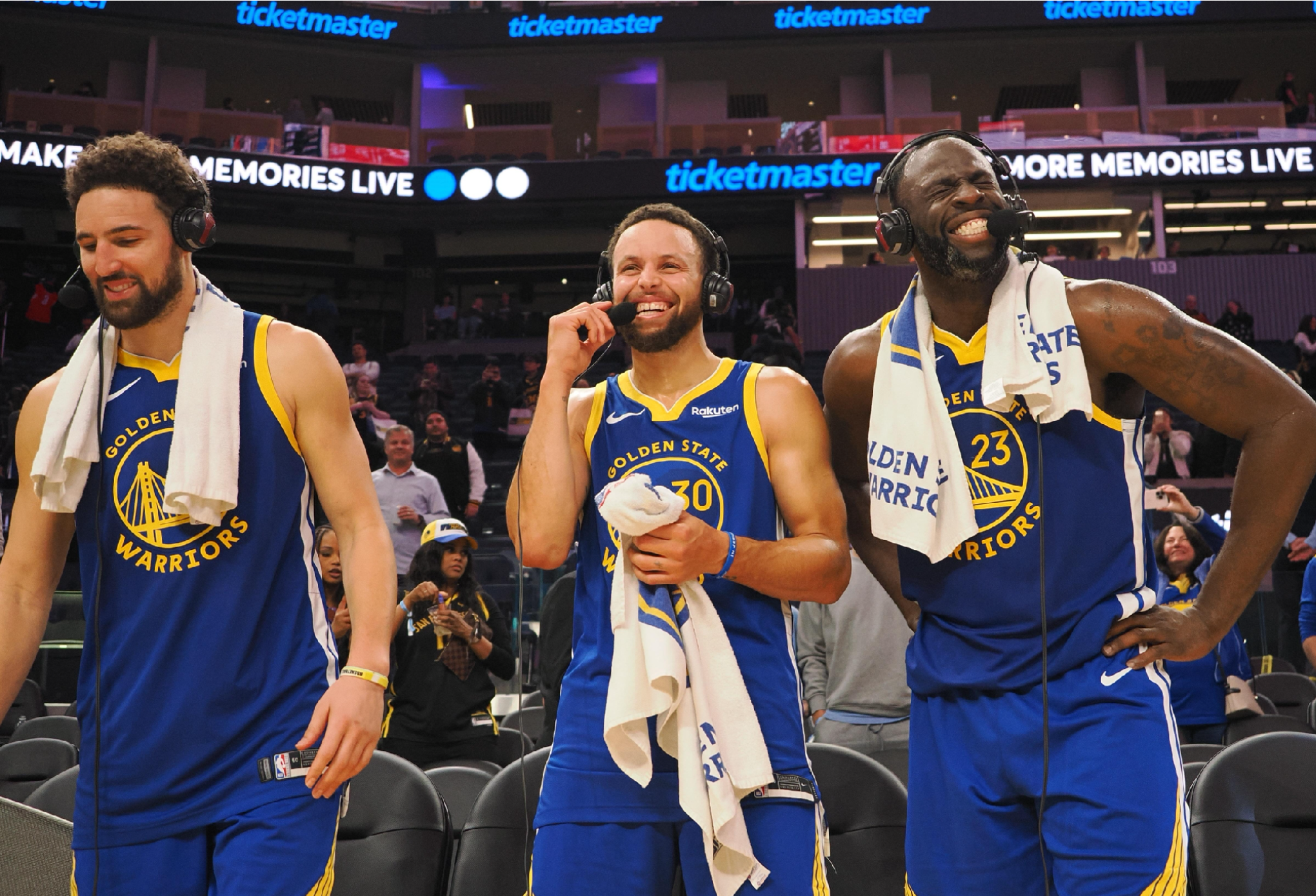 爱摄影的nba球迷 的想法: 八人得分上双金州勇士豪取五连胜重回附加赛