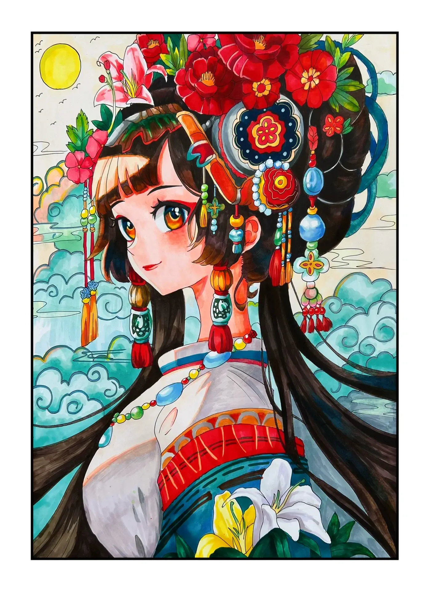 一帮白鹭 的想法: 古风插画人物练习