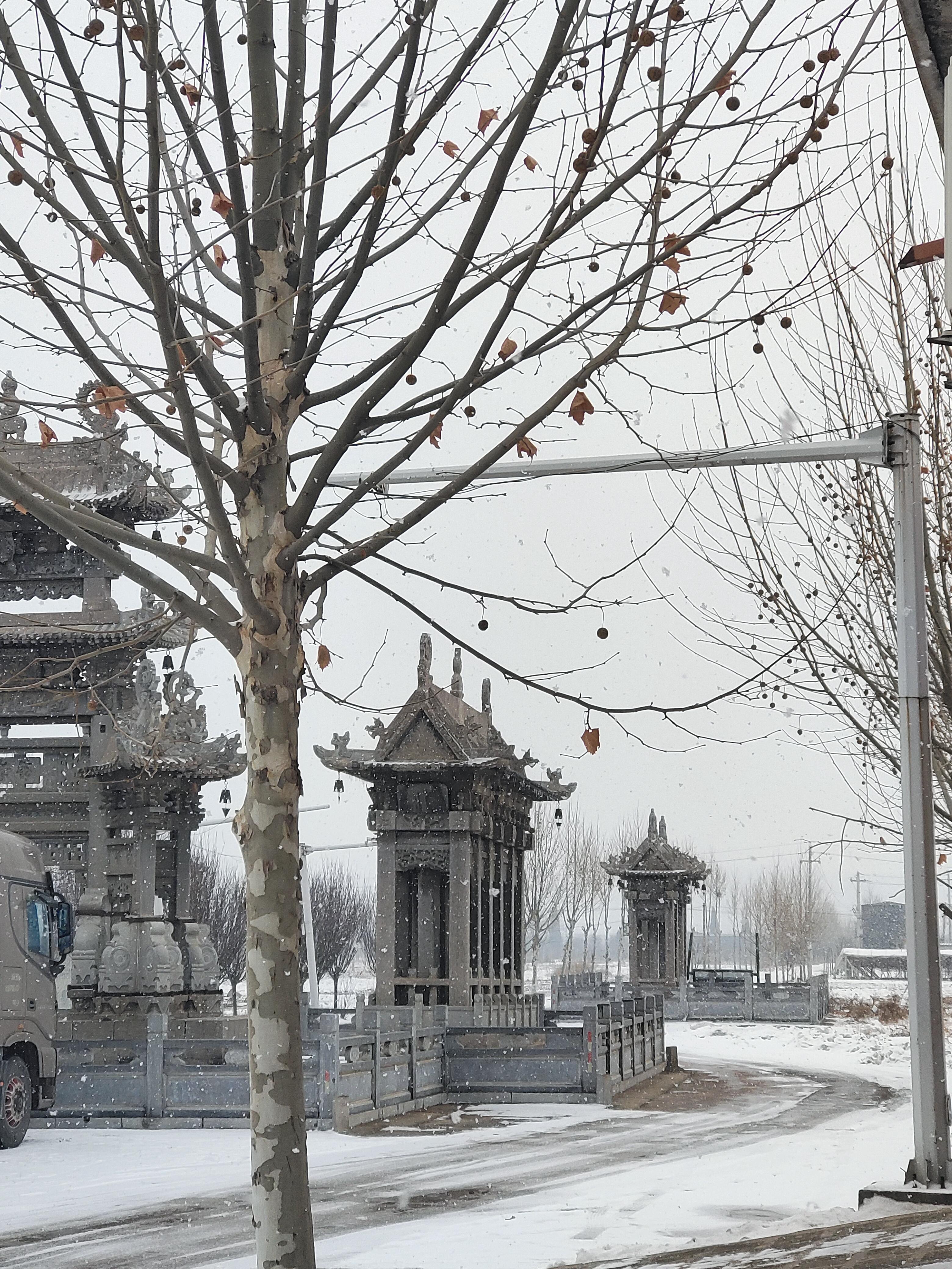 贝子庙雪景图片