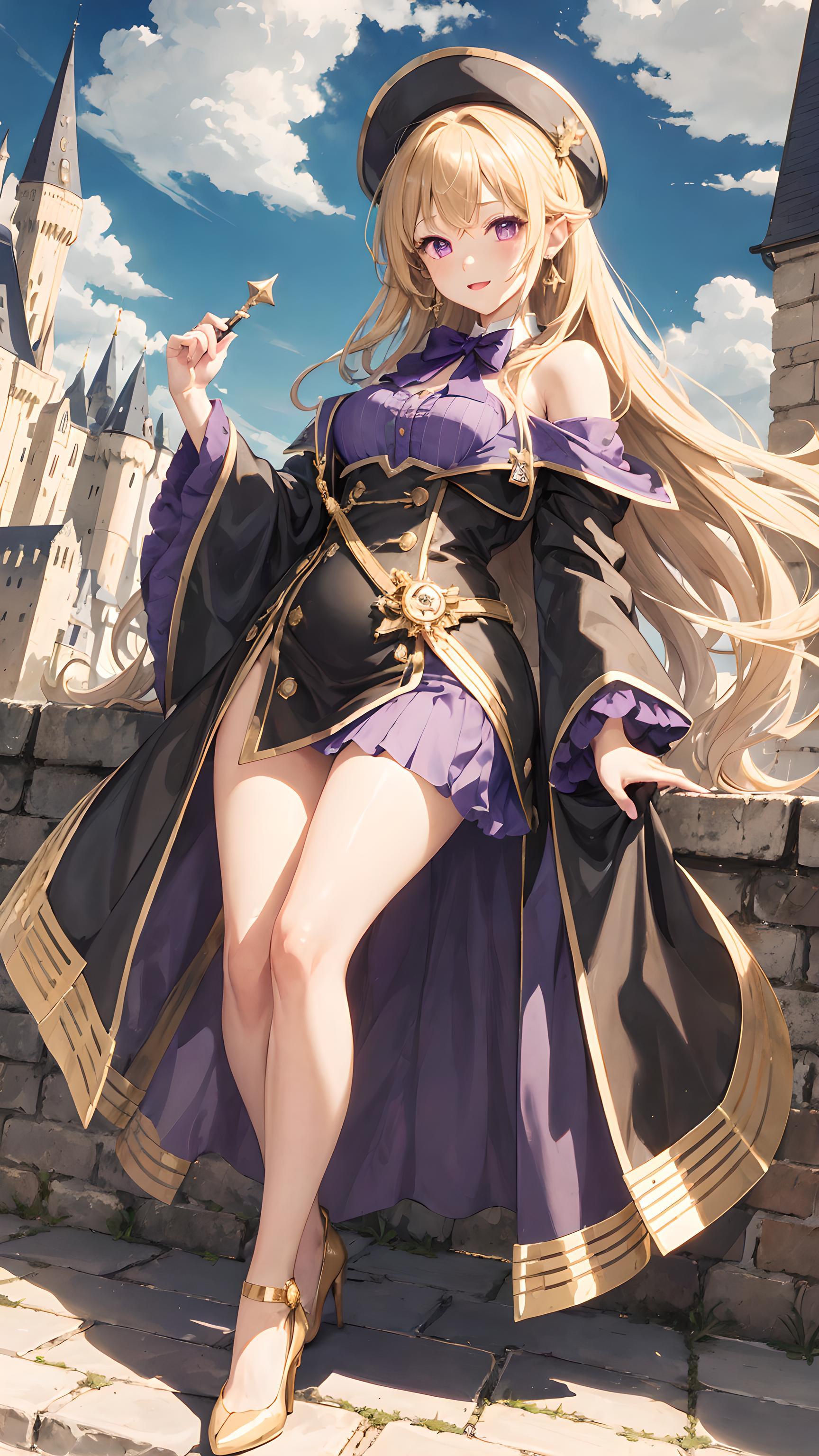 西风颂 的想法: 古城堡下的金发女魔法师