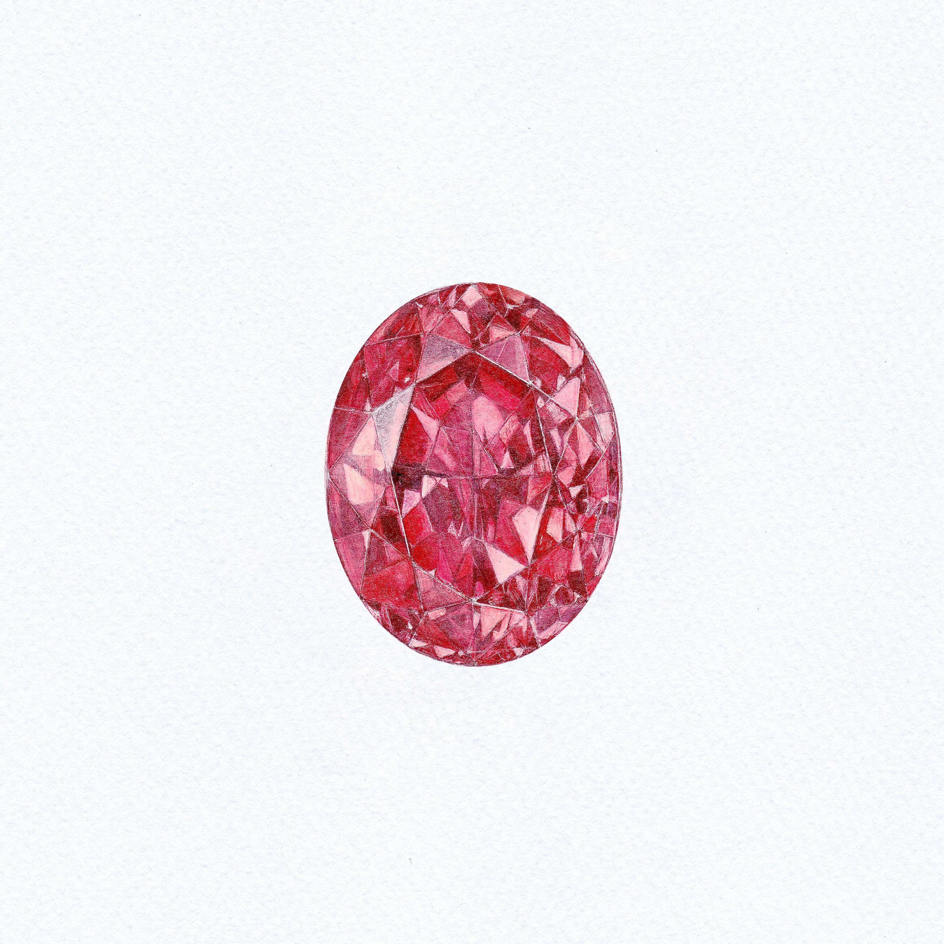 yc珠宝设计手绘 的想法: 红宝石#珠宝手绘