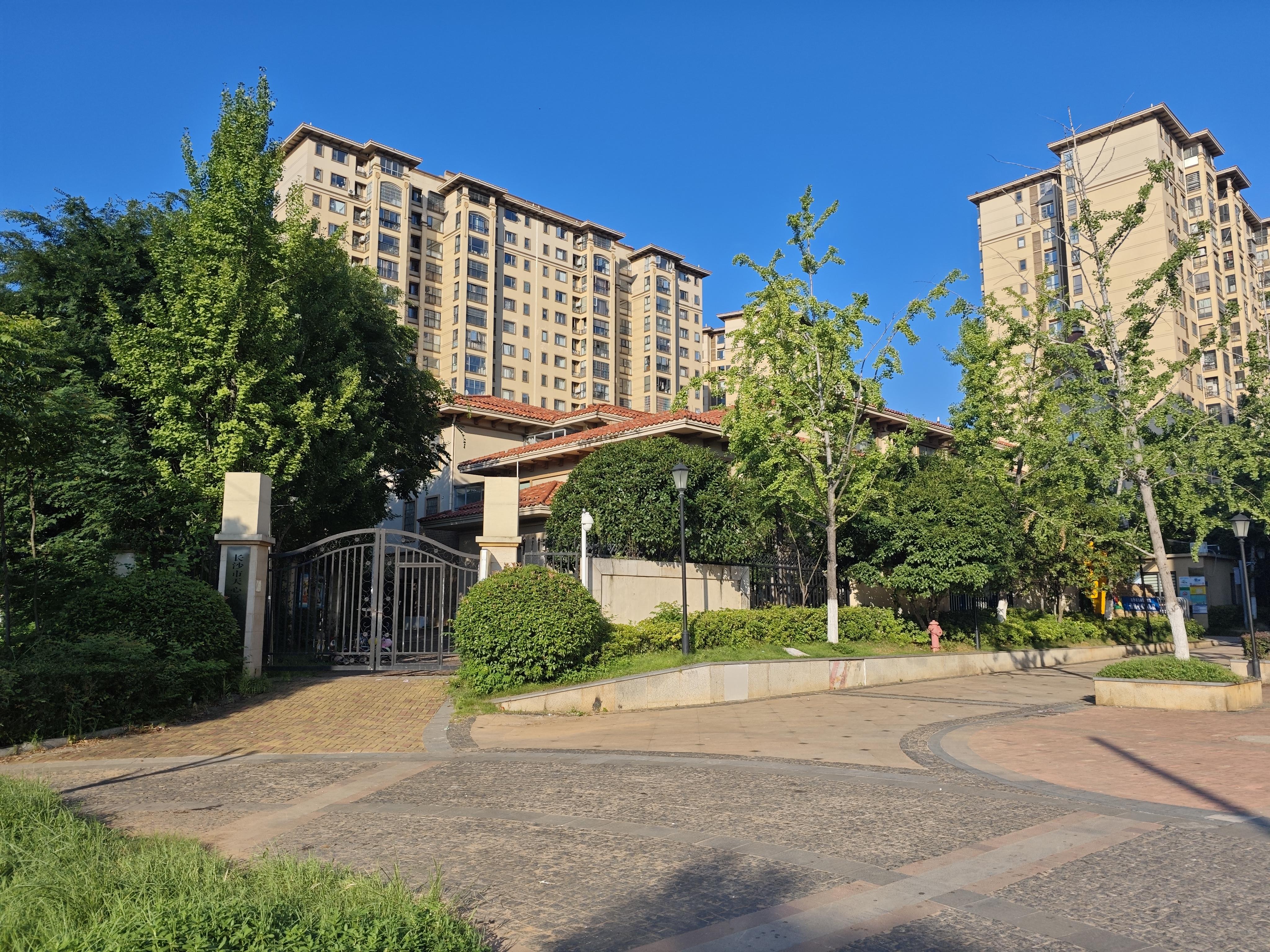 印象中湖南已经很少有这样的蓝天了,但今年夏天却几乎天天