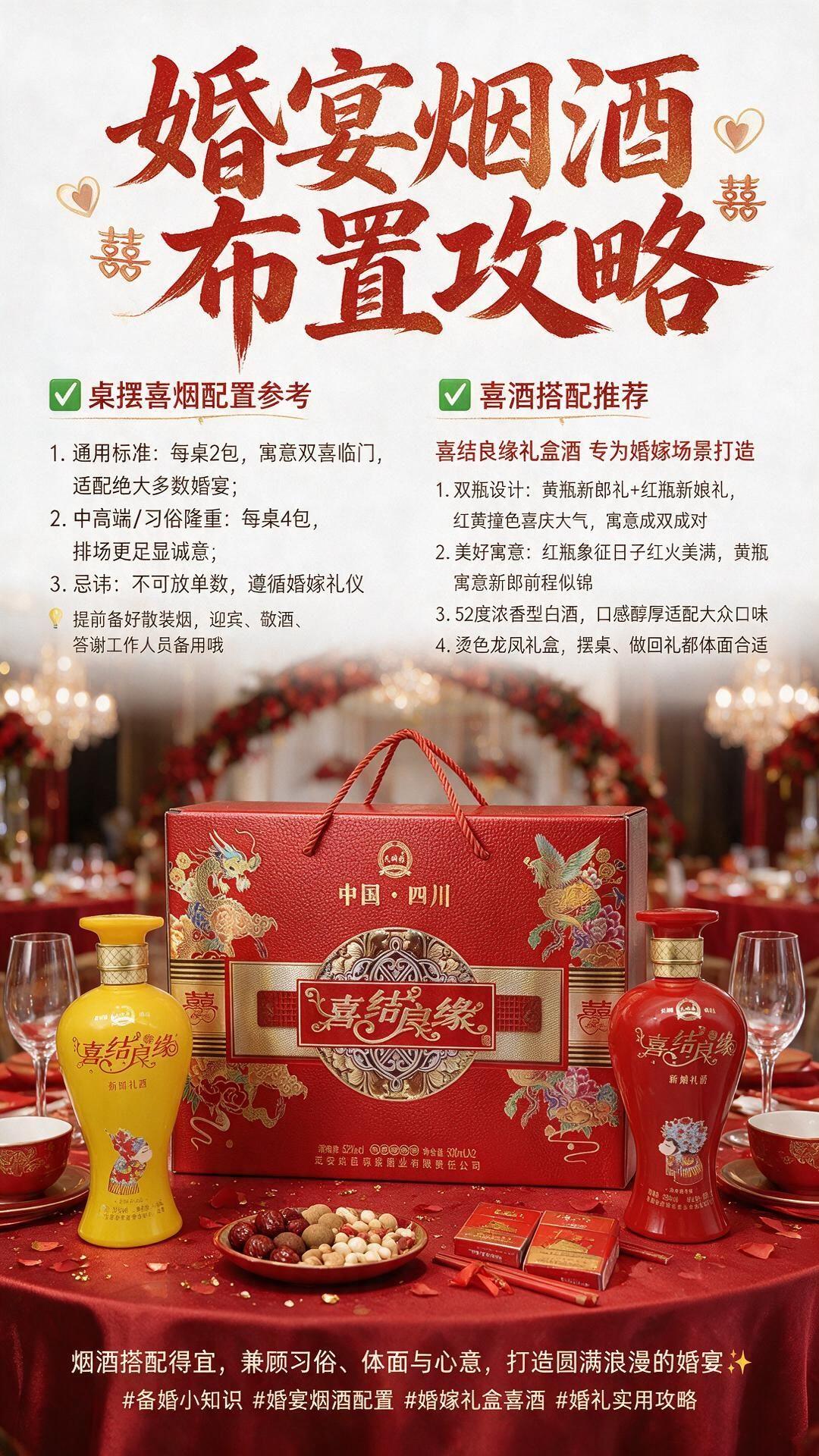结婚酒席摆烟数量讲究！婚嫁布置干货攻略