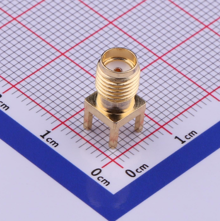 的想法: sma 内孔 正脚 镀金半牙h=8mmrf射频同轴连接器"smt扩展库" 
