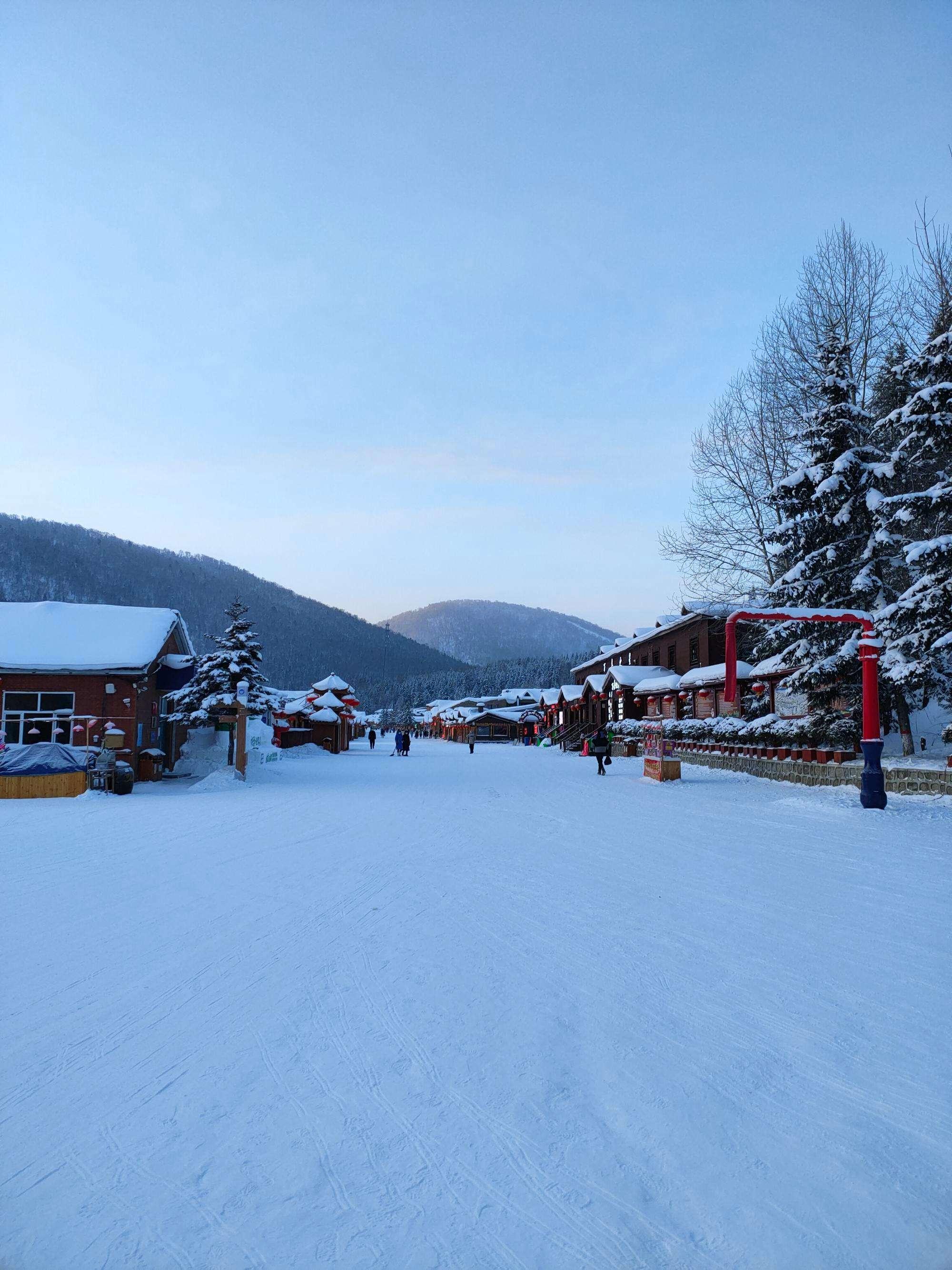 中国东北下雪图片