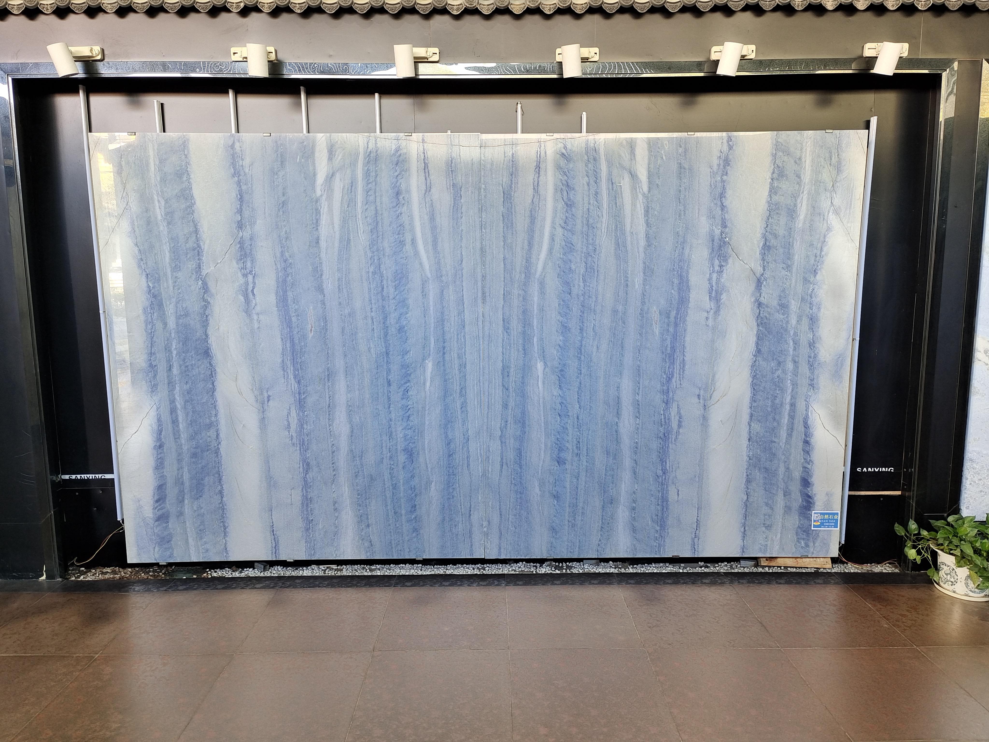 质感奢石山水画 的想法: 巴西奢石-格兰云天 | 格兰云天奢石,蓝色,直