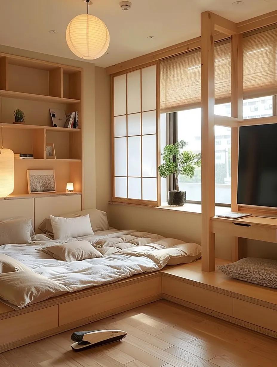 唐风在苏州 的想法: 日式榻榻米风格,给人一种贴近自然,简约又温馨的