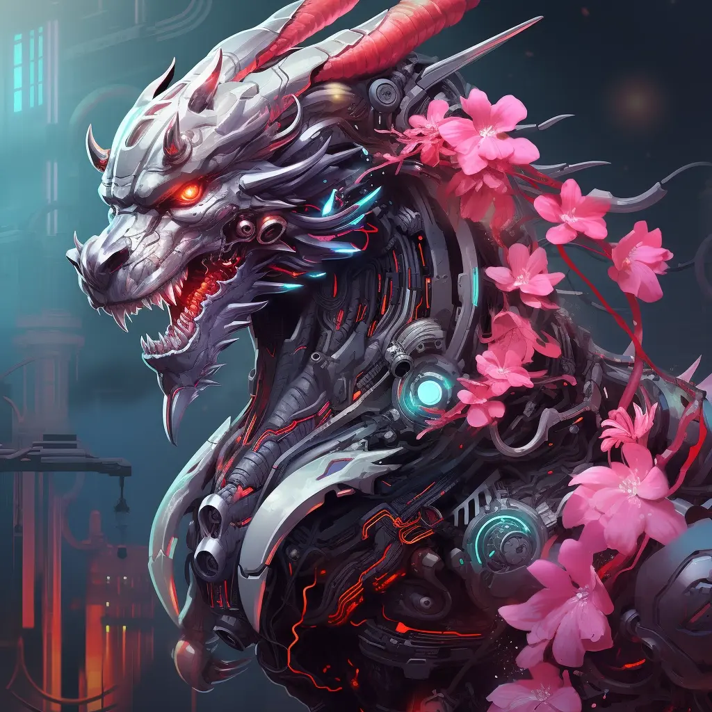 未已 的想法: 赛博朋克花龙 | 如果将"赛博朋克","机甲",与"中国龙"