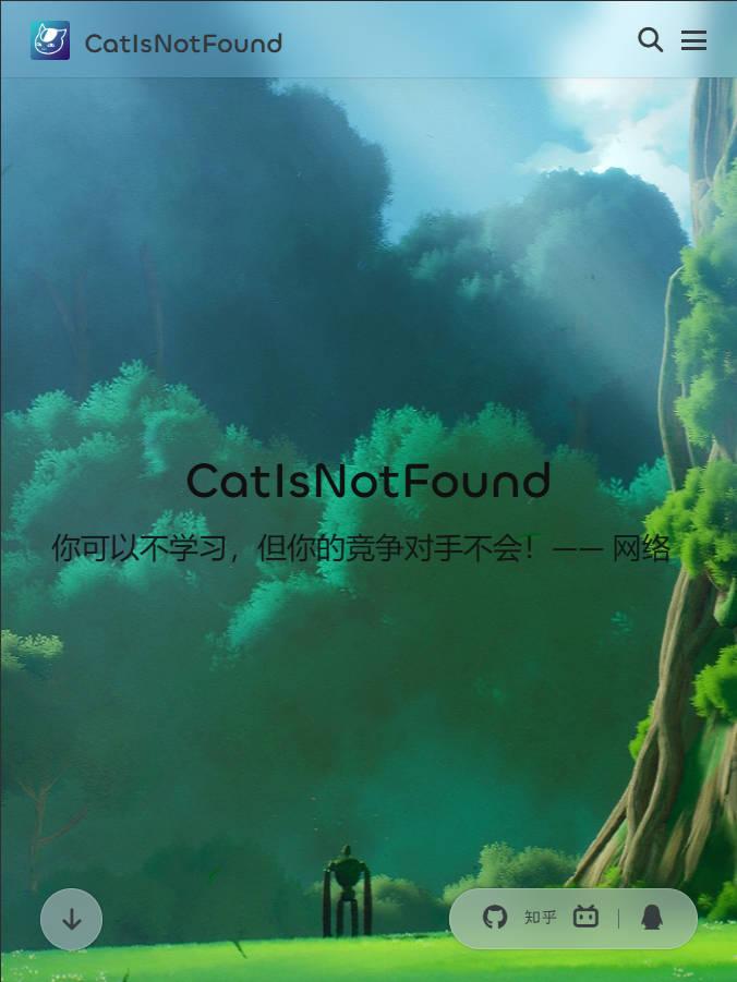 CatIsNotFound - 知乎