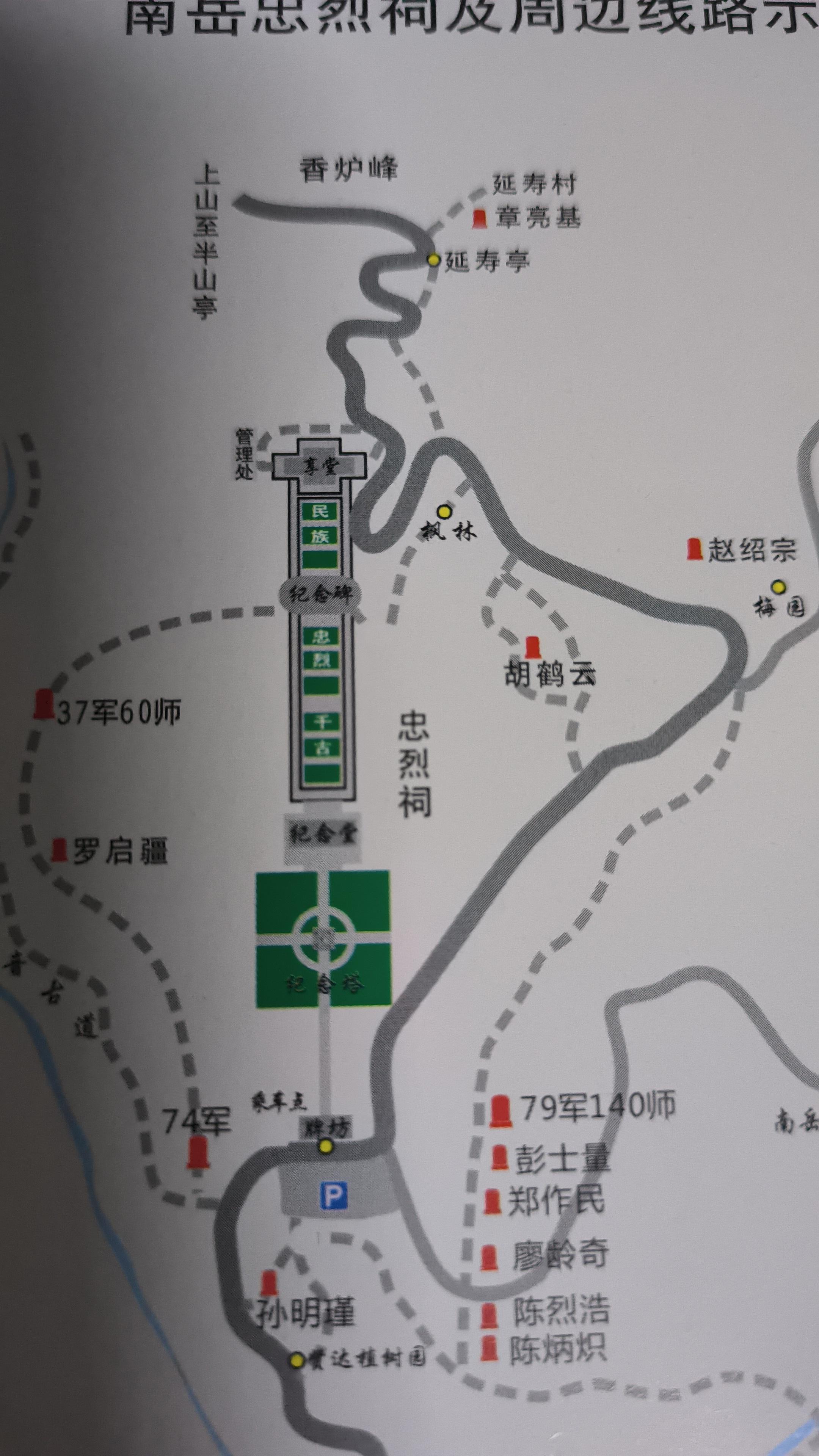 南岳忠烈祠布局图